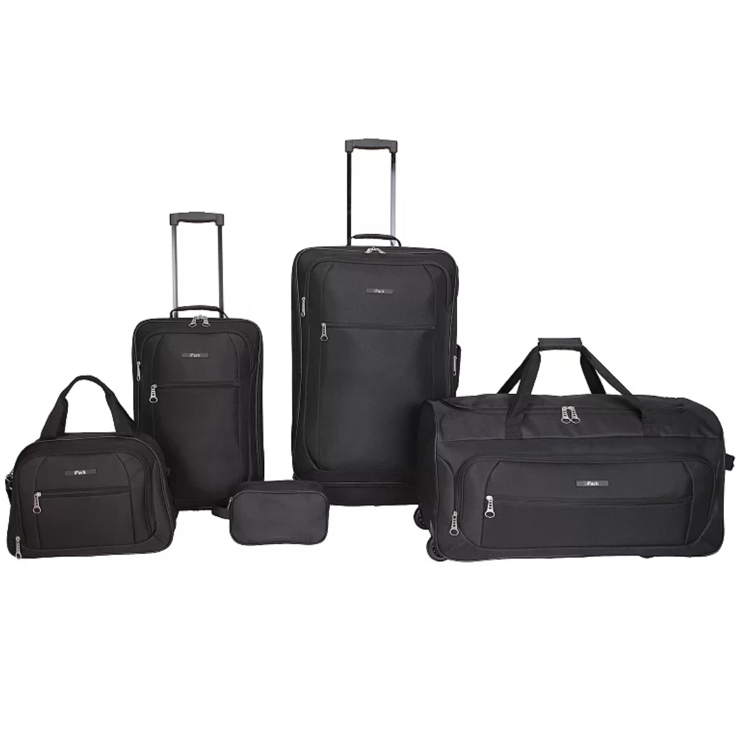 iPack Kingston 5-Piece Softside Wheeled Luggage Set