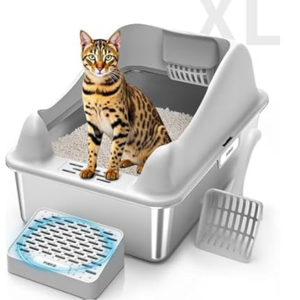 Stainless Steel XL Cat Litter Pan