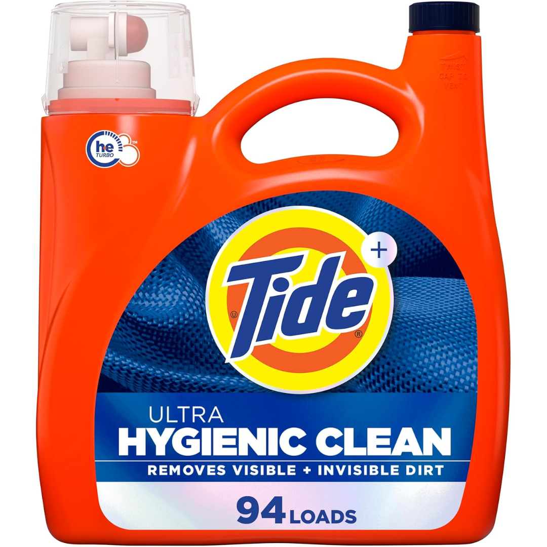 4-Pack Tide Ultra Hygienic 132oz Liquid Laundry Detergent
