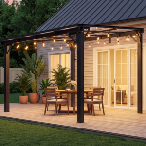 Wall Mount 10' x 8' Gazebo Awning