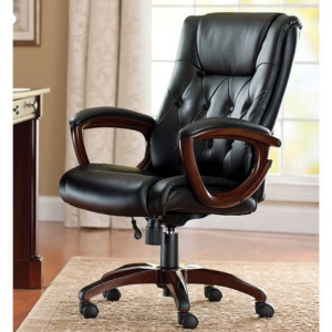 Better Homes & Gardens Leather Mid-Back Office Chair