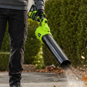 6-Speed Rotating Cordless Leaf Blower w/Batteries