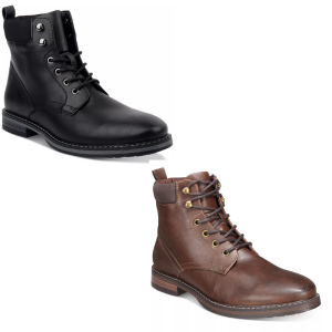 Club Room Men's Lace-Up Boots