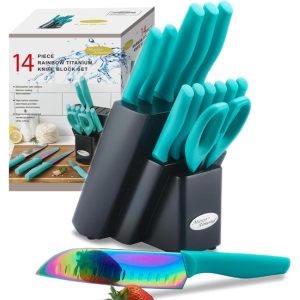 Marco Almond 14-Piece Knife Block Set