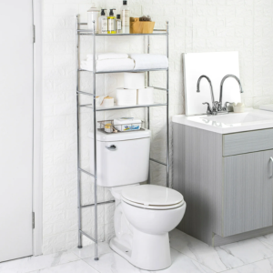 Mainstays 3-Shelf Steel Over The Toilet Storage Rack