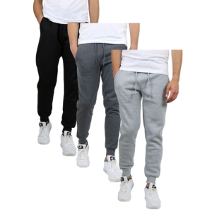 3-Pack Men's Fleece Jogger Sweatpants