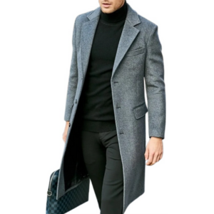 Men's Classic Long Overcoat