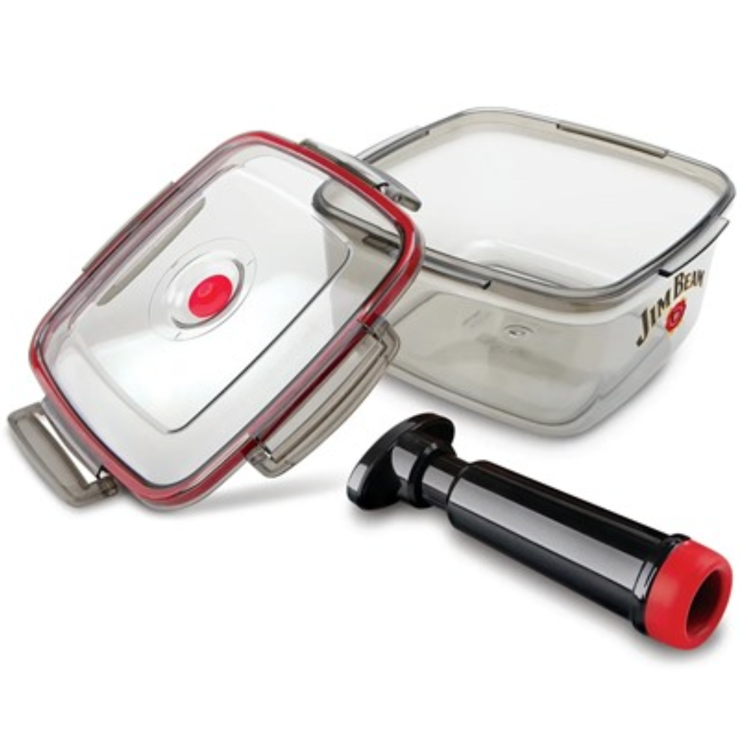 Jim Beam Vacuum Seal Marinade Container Set