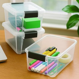 Simplify 3-Piece 3L Clear Storage Container Set