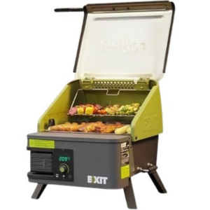 Electric Tabletop 20V Portable Pellet Grill Smoker