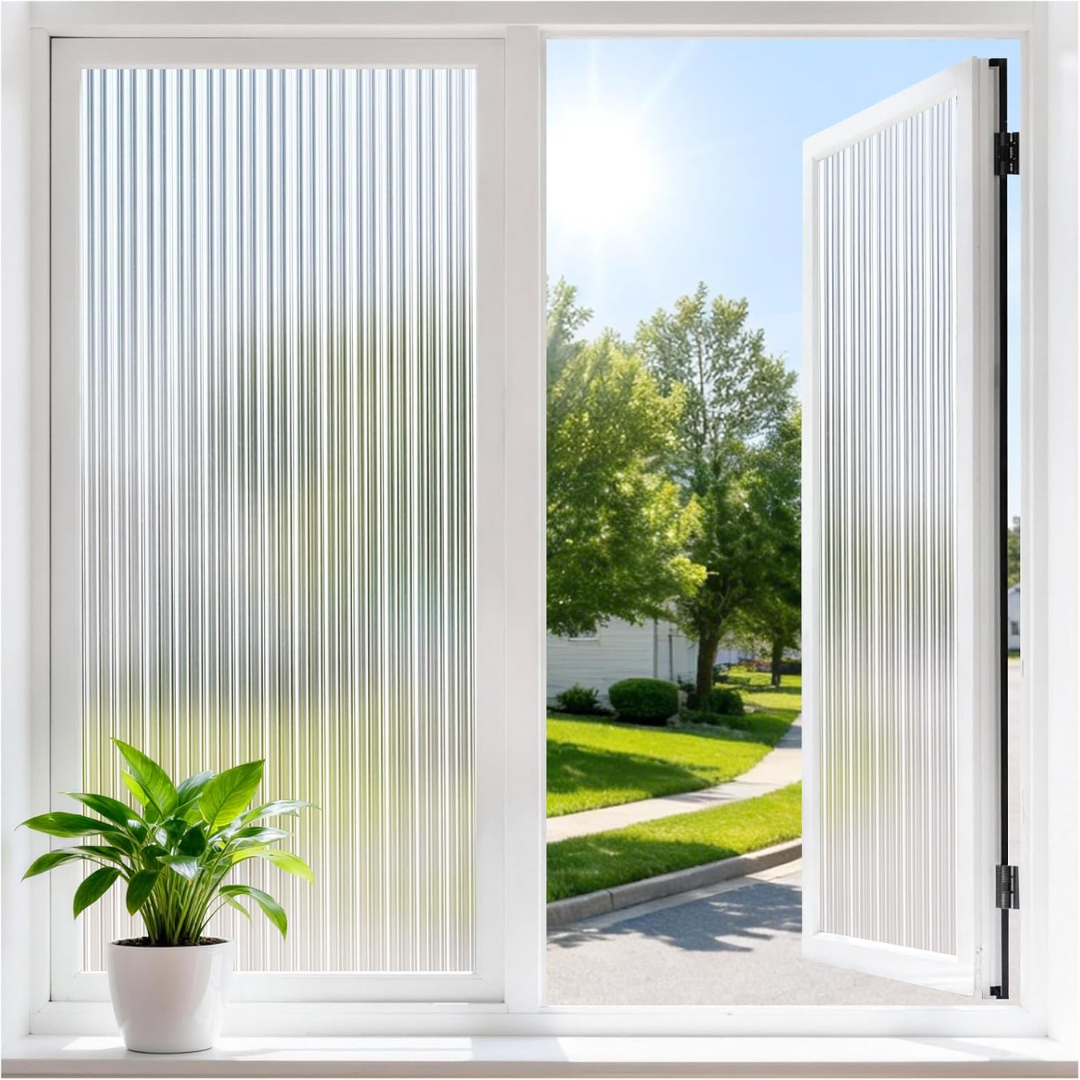Reeded Glass Window Privacy Film