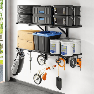 2-Pack Wall Mount Garage Shelving