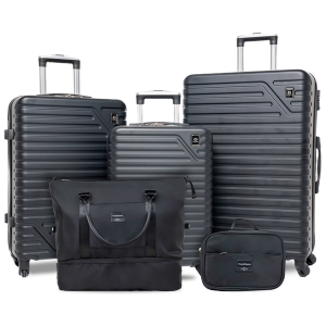 Travelhouse 5-Piece Hardside Spinner Luggage Set