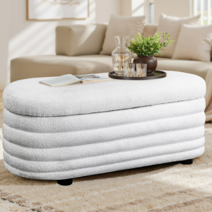 Studio Living Modern Tufted Storage Ottoman