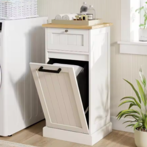 Wood 10Gal Tilt-Out Laundry Hamper