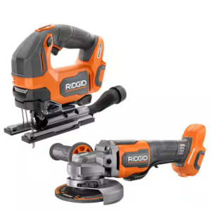 Ridgid 18V Brushless Cordless 2-Tool Jig Saw & Grinder Kit