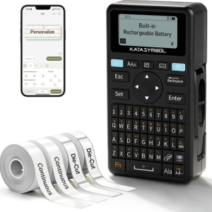 Supvan E11 Keyboard & Bluetooth Label Maker w/Tapes