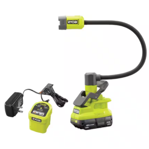 Ryobi One+ 18V Cordless LED Clamp Light Kit w/Battery & Charger