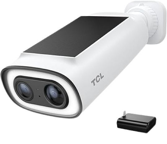 TCL 2K Wireless Solar Security Camera w/Alexa