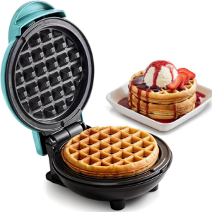 Elite Gourmet Electric Nonstick Mini Waffle Maker