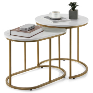 Set of 2 Costway Nesting Coffee Table