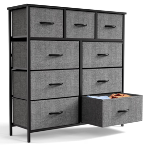 9-Drawer Fabric Dresser