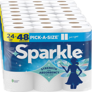 Sparkle 24-Count Paper Towel Double Rolls