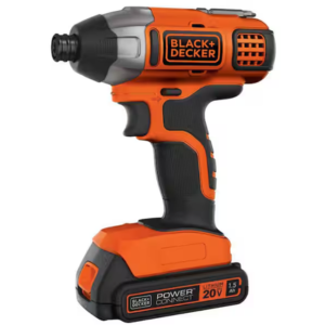 Black + Decker 20V MAX Cordless Impact Driver w/Battery