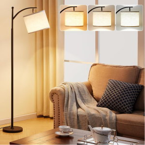 3-Color LED Adjustable Floor Lamp