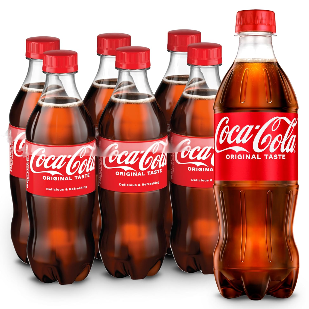 30-Pack 16.9oz Coca-Cola Soda Bottles