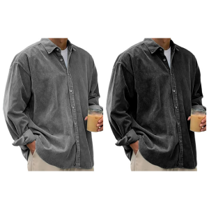 2-Pack Men's Corduroy Shirt