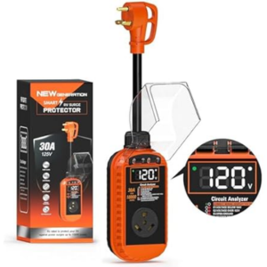 RV 30Amp Surge Protector w/LED Display