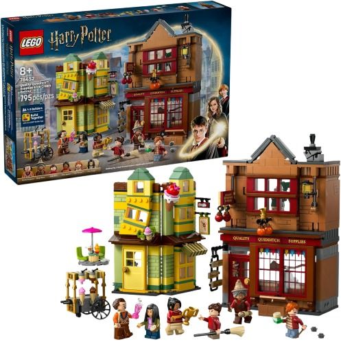 LEGO 795-Piece Harry Potter & Ice Cream Parlour Diagon Alley Building Set