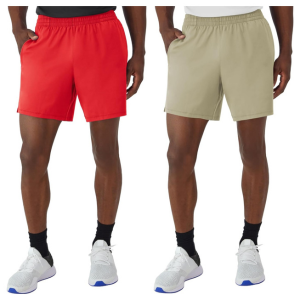 Hanes Men's Athletic Moisture Wicking Shorts