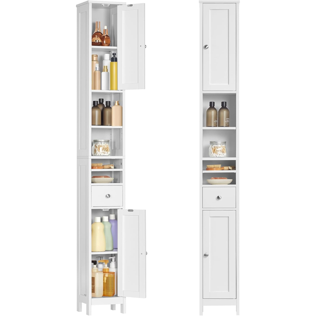 Wood Slim Bathroom Cabinet