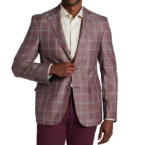 Joseph Abboud Men's Windowpane Sport Coat