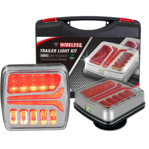 2-Pack Rechargeable LED Wireless Trailer Lights