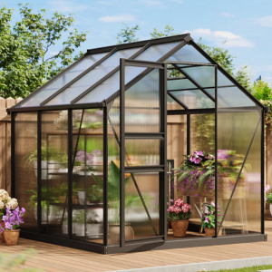 Polycarbonate 6' Walk-In Adjustable Vent Greenhouse