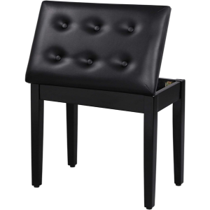 Songmics Piano Bench w/Padded Cushion & Storage Compartment