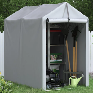 Steel Frame 5' Portable Storage Shed