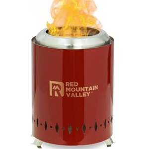 Red Mountain Valley Smokeless Tabletop Fire Pit w/Mat