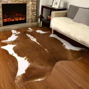 Faux 5' Cowhide Rug