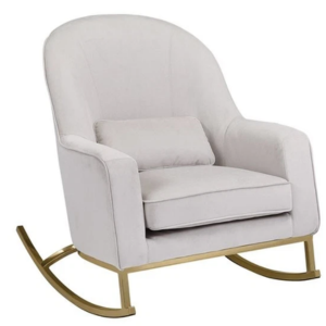 Velvet Rocking Accent Chair