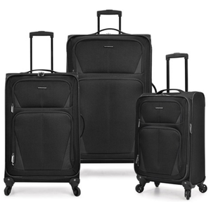 U.S. Traveler Aviron Bay 3-Piece Softside Spinner Luggage Set