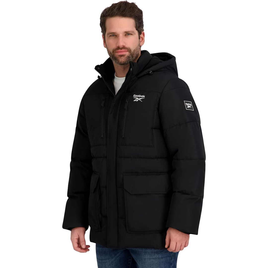 Reebok Men's Puffer Parka Jacket