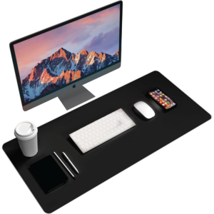 Black+Decker Faux Leather Desk Mat