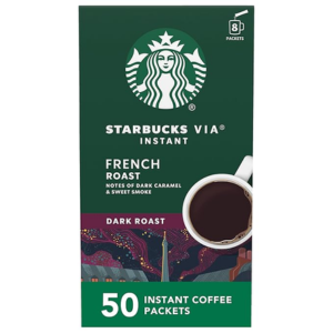 Starbucks 50-pack French Roast Instant Coffee Packets