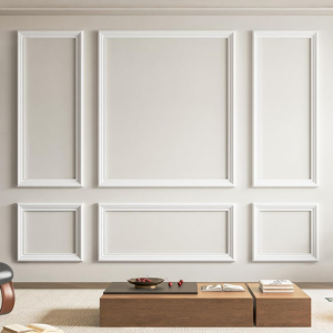 6-Piece Art3d Pre-Cut Wall Molding Set