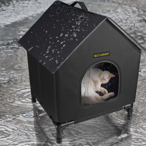 Heated Waterproof Outdoor Cat House