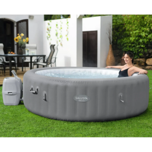 SaluSpa 8-Person AirJet Inflatable Hot Tub w/Pump